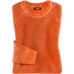 Reduzierte Orange Unifarbene Walbusch Strickpullover aus Baumwolle für Herren Größe 3 XL für den für den Herbst 