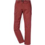 Rote Unifarbene Atmungsaktive Walbusch Freizeithosen aus Baumwolle für Herren Größe XL 