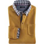 Safrangelbe Unifarbene Walbusch Shirts mit Tasche für Herren Größe 3 XL für den für den Herbst 