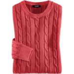 Reduzierte Rote Unifarbene Walbusch Pima Herrenlongpullover & Herrenlongpullis aus Baumwolle Größe 3 XL für den für den Herbst 