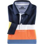 Gestreifte Walbusch Herrenpoloshirts & Herrenpolohemden aus Baumwolle Größe 3 XL 