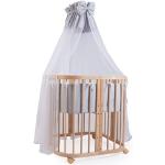 Waldin® Babybett Kinderbett 7in1 mit Matratze, mitwachsendes Gitterbett
