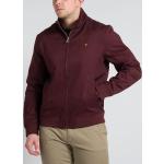 Bordeauxrote FARAH Harrington-Jacken für Herren Größe XL für den für den Herbst 