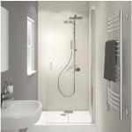 Silberne Bodengleiche Duschen & Walk-In-Duschen aus Glas 