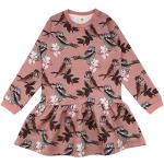 Reduzierte Pinke Bio Rundhals-Ausschnitt Kindersweatkleider aus Baumwolle für Mädchen Größe 140 
