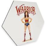 Bunte Moderne Wonder Woman Kunstdrucke metallic aus Metall 