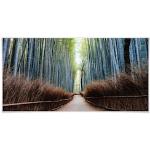 Poster WALL-ART "Bambuswald Fotokunst Japan" Bilder bunt