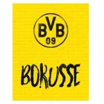 Poster WALL-ART "BVB Borusse Fußball Deko" Bilder gelb (gelb, schwarz)