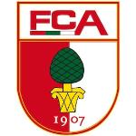 Wandtattoo WALL-ART "Fußball FC Augsburg Logo" Wandtattoos bunt (mehrfarbig) Wandsticker