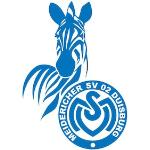 Wandtattoo WALL-ART "Fußball MSV Duisburg Logo" Wandtattoos blau Wandsticker