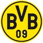 Wandtattoo WALL-ART "Fußball Logo Borussia Dortmund" Wandtattoos schwarz (schwarz, gelb) Fußball