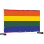 Wallario LGBT Regenbogenfahnen aus Kunststoff 