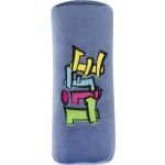 Blaue Walser Schlafkissen mit Graffiti-Motiv aus Textil 1-teilig 