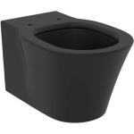 Wand-WC Ideal Standard Connect Air Tiefspüler ohne Spülrand Aquablade Wassersparend schwarz matt ohne WC-Sitz E0054V3