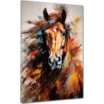 Pferde Bilder mit Tiermotiv aus Aluminium 