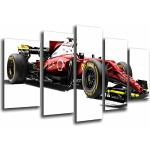 Wandbild - Auto Ferrari Formel 1, Vettel und Räikk