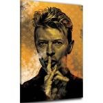 Gelbe David Bowie Alu-Dibond Bilder 80x120 