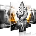 Silberne Moderne artgeist Keilrahmenbilder aus Massivholz 100x200 5-teilig 