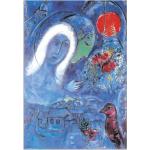 Reduzierte Blaue Sur­re­a­lis­tisch Marc Chagall Kunstdrucke 