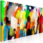Wandbild - Colourful Variations, Größe:135 x 45 cm