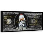 Wandbild Dollar Money Scrooge - 150x60cm Format 5:2 / Leinwand 4cm