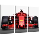Formel 1 Scuderia Ferrari Kunstdrucke XXL aus Holz 62x97 