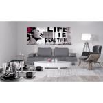 Wandbild Life is Beautiful (Banksy)