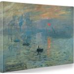 Schwarze Impressionistische Claude Monet Leinwanddrucke handgemacht 