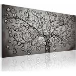 Silberne Moderne artgeist Keilrahmenbilder aus Massivholz 60x120 
