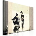 Bunte artgeist Banksy Leinwandbilder 40x60 