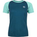 Reduzierte Petrolfarbene Ortovox T-Shirts für Damen Größe XS für den für den Winter 