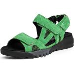 Grüne Waldläufer Damenschuhe in Komfortweite aus Leder mit herausnehmbarem Fußbett Größe 42 für den für den Sommer 