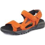 Orange Waldläufer Damenschuhe in Komfortweite aus Leder mit herausnehmbarem Fußbett Größe 41 für den für den Sommer 