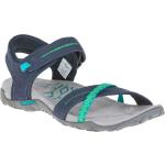 Blaue Merrell Terran Outdoor-Sandalen für Damen Größe 39 für den für den Sommer 