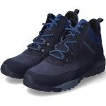 Blaue Waldläufer Wanderschuhe & Wanderstiefel mit Schnürsenkel aus Textil für Damen Größe 43 
