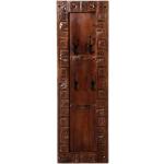 Braune Kolonialstil Möbel Exclusive Antike Wandgarderoben lackiert aus Massivholz Breite 0-50cm, Höhe 100-150cm, Tiefe 0-50cm 