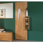 Braune Moderne Wooding Nature Wandgarderoben Design lackiert aus Massivholz Breite 50-100cm, Höhe 150-200cm, Tiefe 0-50cm 