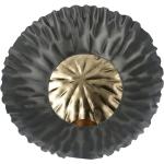 Goldene 11 cm Runde Wand-Kerzenhalter aus Metall 