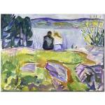 Expressionistische Edvard Munch Leinwandbilder aus Holz 30x40 