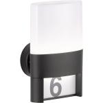 Schwarze Moderne Wofi LED Hausnummern aus Metall 