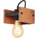 Reduzierte Braune Brilliant Wandlampen & Wandleuchten aus Holz 
