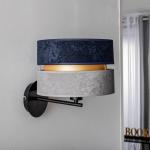 Reduzierte Marineblaue Moderne Wandlampen & Wandleuchten aus Textil 