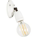 Weiße KS Verlichting Außenwandleuchten & Außenwandlampen aus Keramik E27 