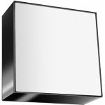 Schwarze Moderne Quadratische Wandstrahler aus PVC E27 