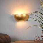 Reduzierte Goldene Moderne Lindby Wandlampen & Wandleuchten aus Messing 
