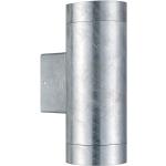 Reduzierte Silberne Nordlux Tin Außenwandleuchten & Außenwandlampen aus Zinn dimmbar GU10 