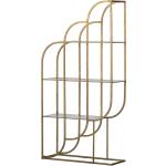 Goldene Loftscape Wandregale & Hängeregale aus Metall Breite 50-100cm, Höhe 150-200cm, Tiefe 0-50cm 