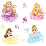 Reduzierte Roommates Disney Prinzessinnen Wandtattoos & Wandaufkleber aus Vinyl wiederverwendbar 