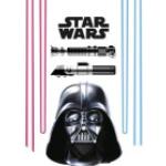 Wandtattoo Star Wars Darth Vader & Lightsaber 50x70 cm