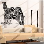 Wandtattoo Zebras Zebra Afrika Wandaufkleber clickstick Wildlife trinkende W461